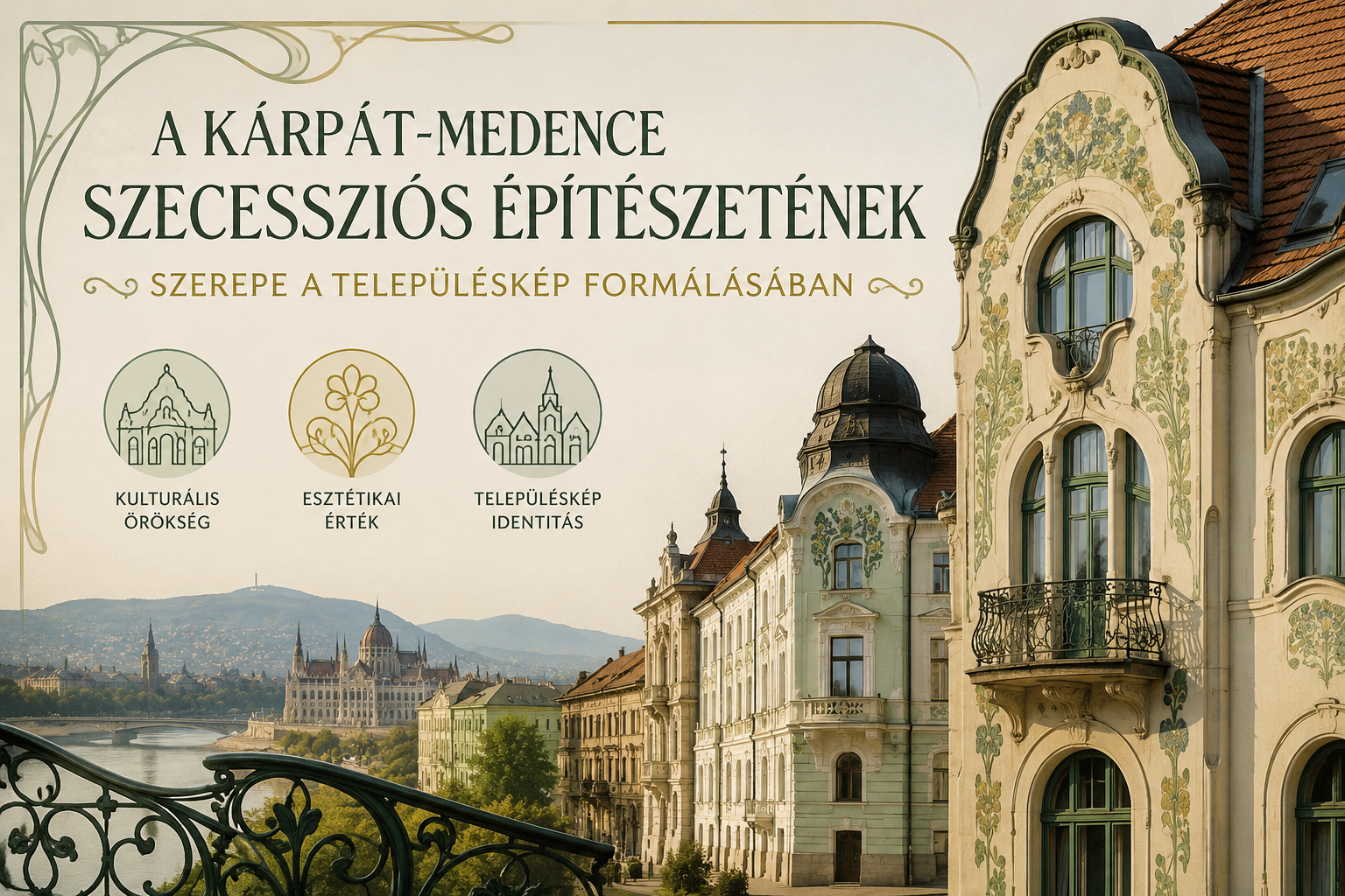 A Kárpát-medence szecessziós építészetének szerepe a településkép formálásában