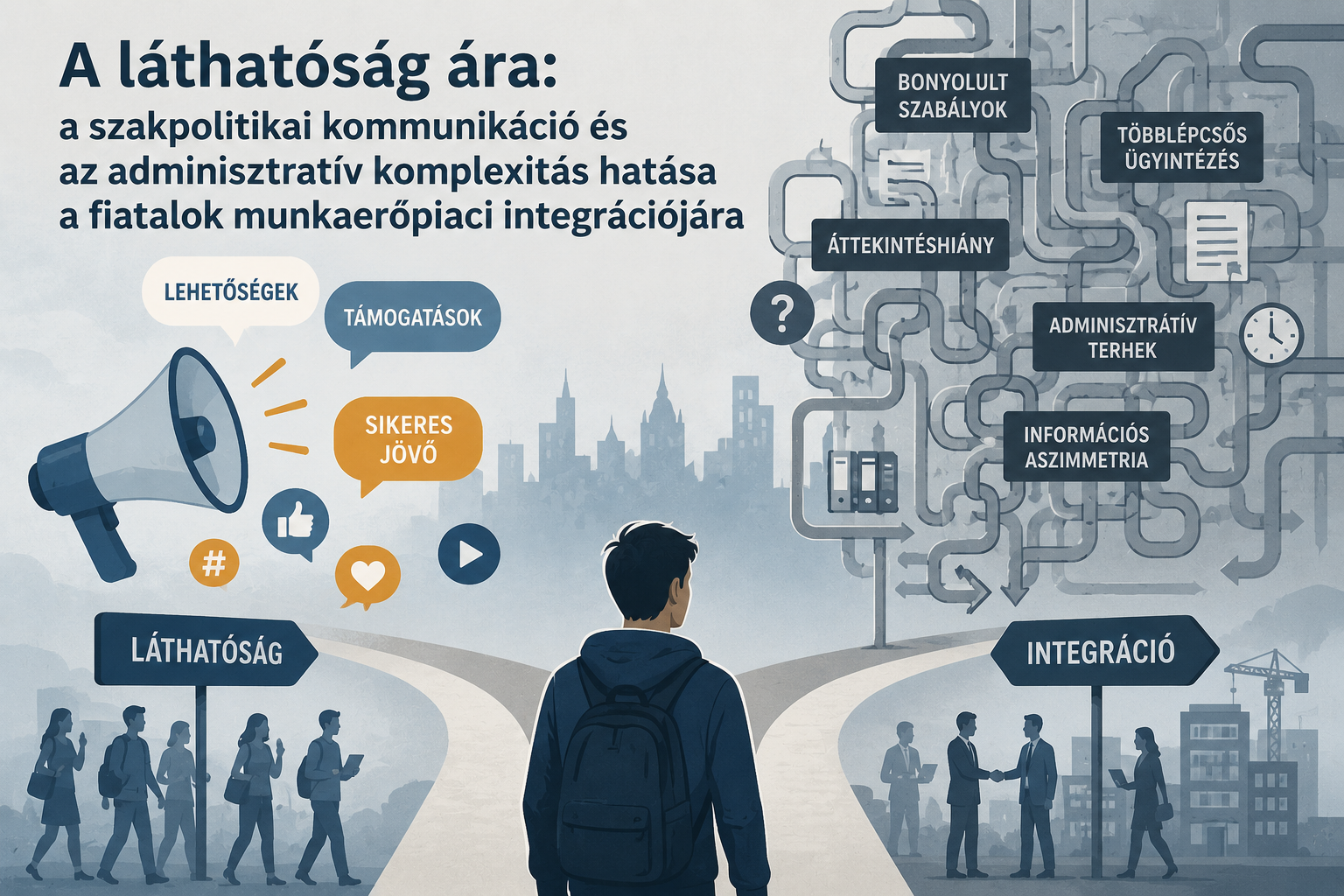 A láthatóság ára: a szakpolitikai kommunikáció és az adminisztratív komplexitás hatása a fiatalok munkaerőpiaci integrációjára
